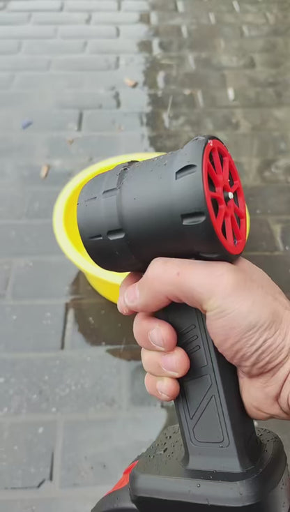 Powerful TurboFan Blower: Drill Attachment Combo